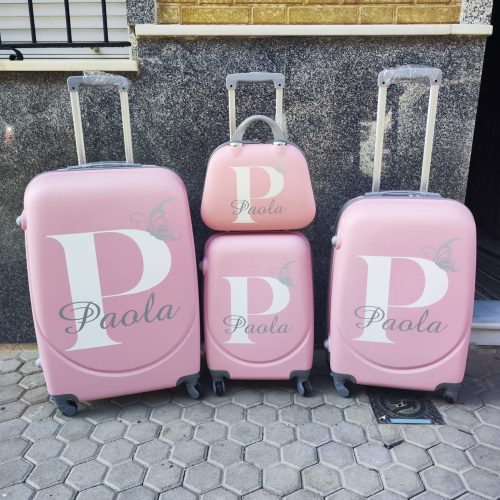 Maleta grande y maleta de cabina personalizadas