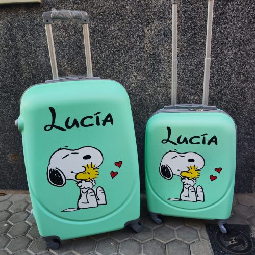 Set de maleta mediana y maleta de cabina personalizadas
